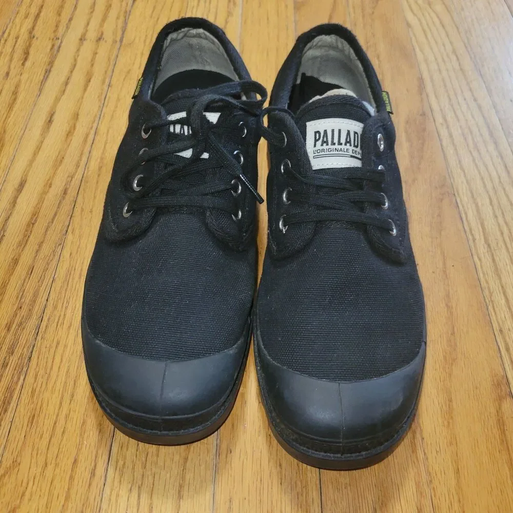 Palladium Pampa Oxford Street Sense Vegan Womens Sneakers In Black US 5 - 10